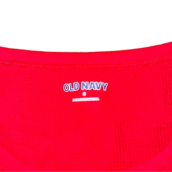 Old Navy Long Sleeve Cotton T-Shirt In Red - Picture 5 of 5